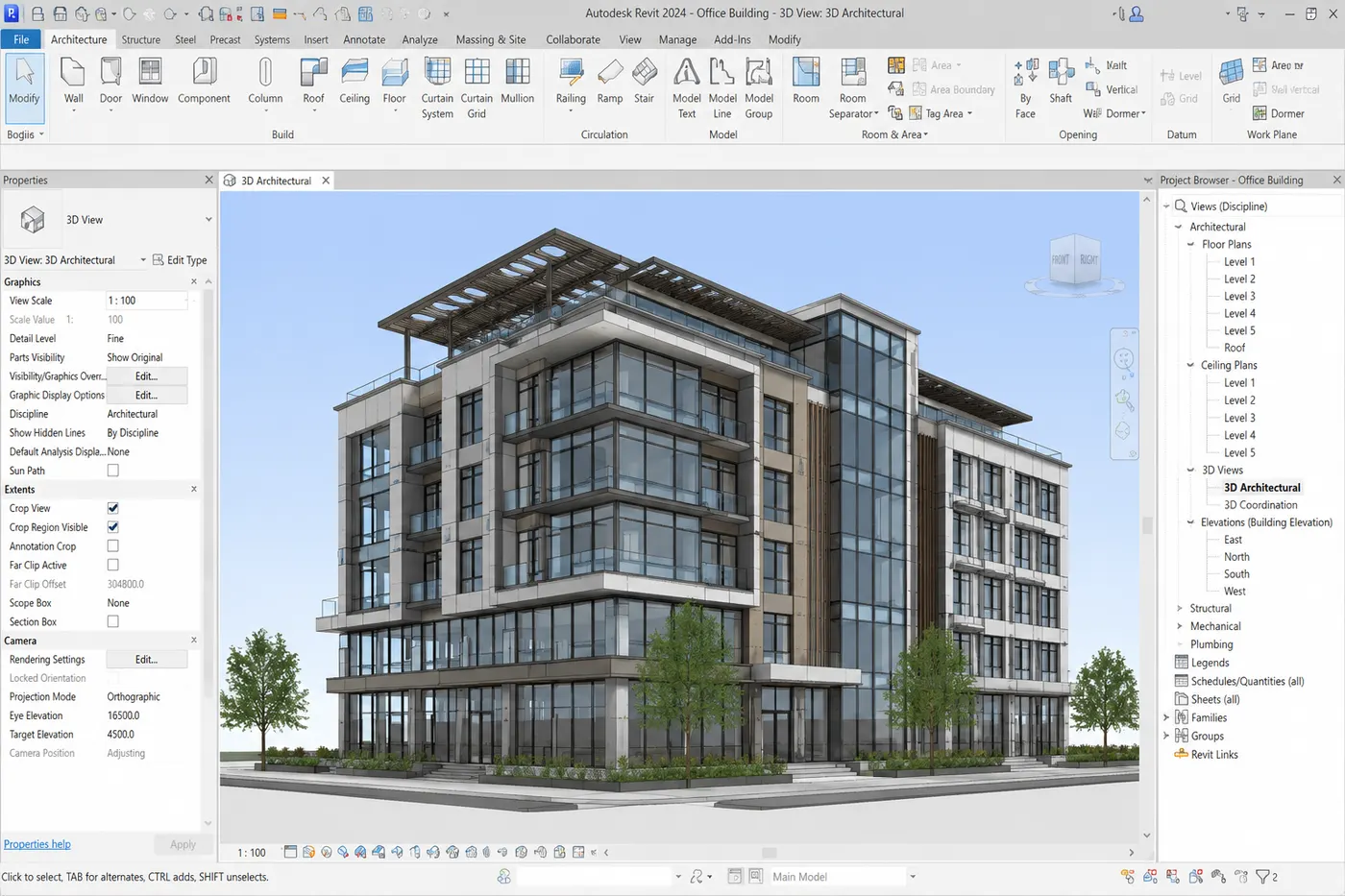BIM model · Architecture 1