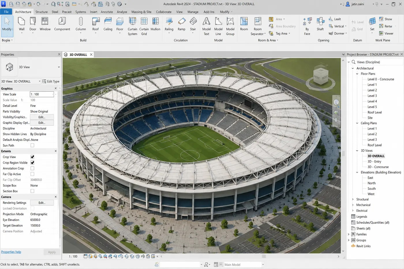 BIM model · Architecture 3