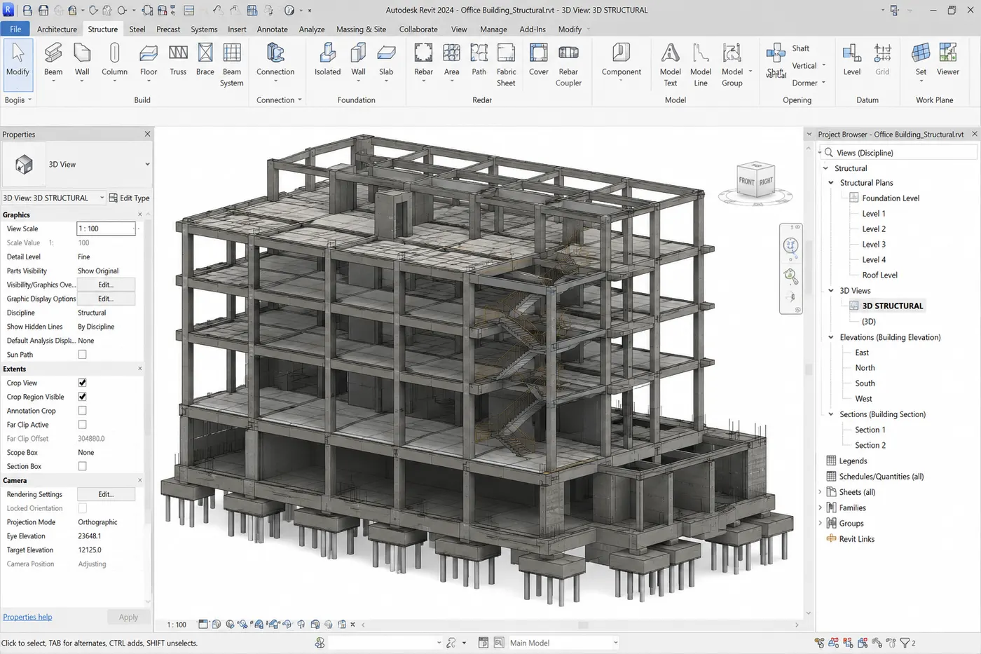 BIM model · Structure 2